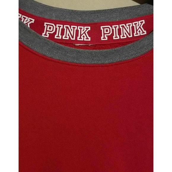 Victoria's Secret Pink Sequin Nebraska Cornhuskers Women's Long Sleeve Shirt - Picture 3 of 5